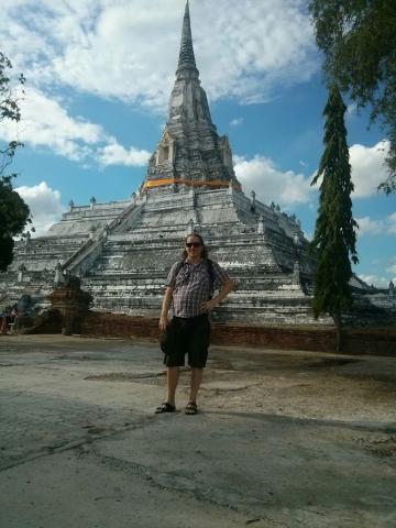 Cameron Green in Ayutthaya