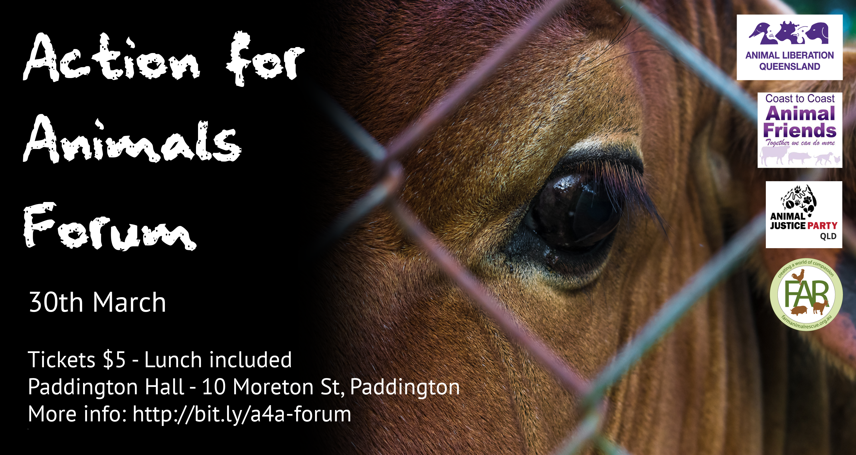 Action for Animals Forum, March 2019 poster