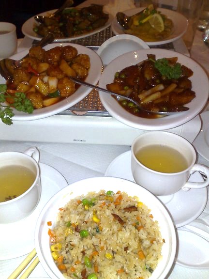 Dishes on offer at Peking Palace in Archway