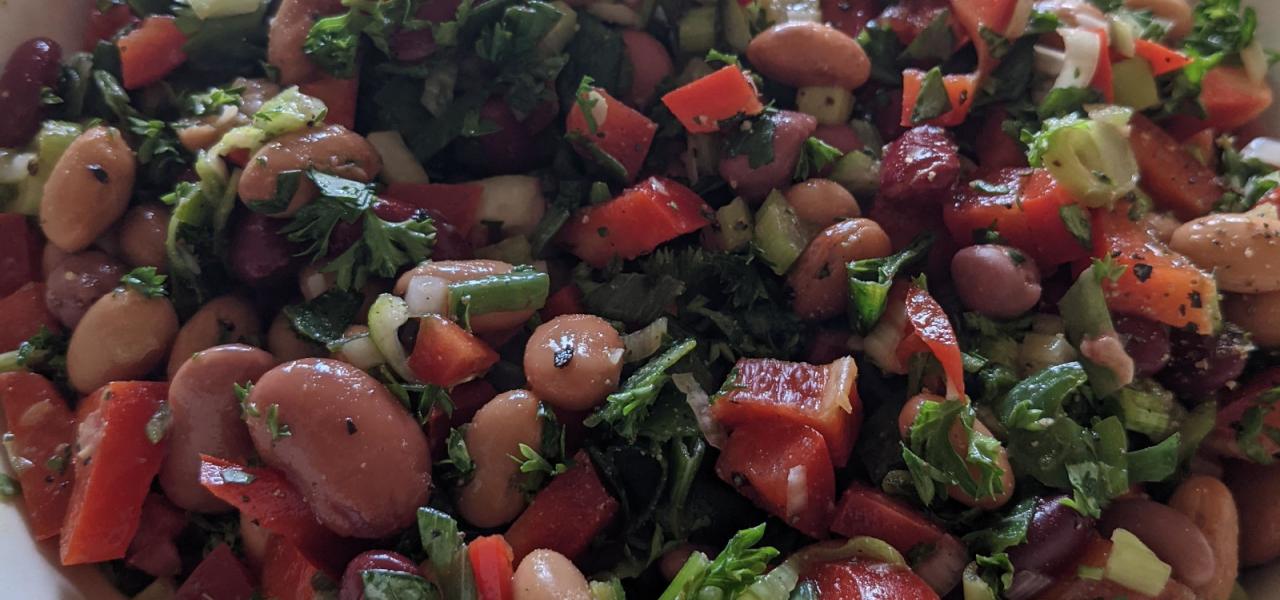 Vegan Bean salad 
