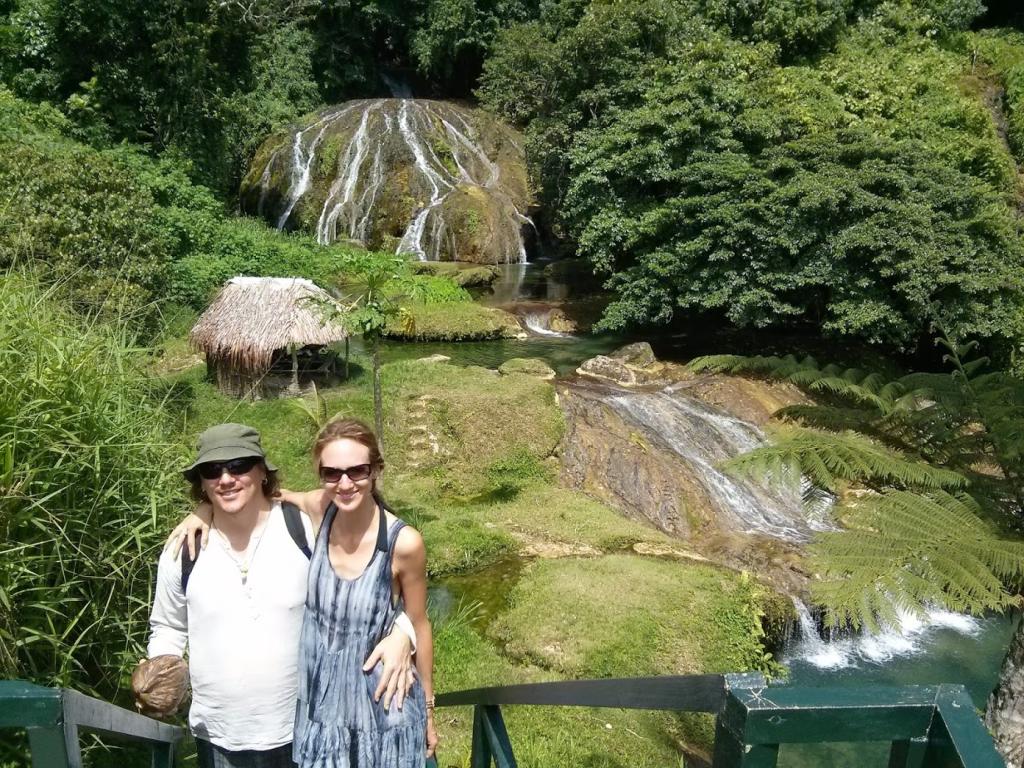 Cameron Green and Cathy in Vanuatu