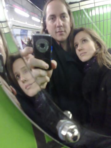 Cameron Green and Cathy on the Underground