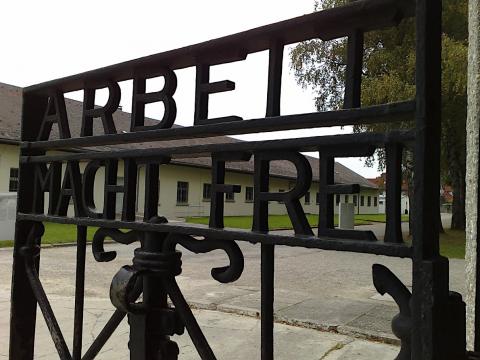 The gates of Dachau