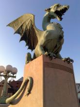 Dragon bridge in Ljubljana
