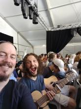 Cameron Green and Kenny at Woodford
