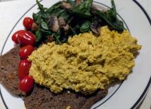 Deluxe scrambled tofu!